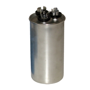 Jard® by Mars® 12796 Dual Section Run Capacitor, 60/10 uF, 370/440 VAC, 50/60 Hz, Round, Aluminum Case