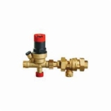 Resideo Braukmann FM911/U Backflow Preventer, 1/2 in, NPT x C, 150 psi, Brass Body