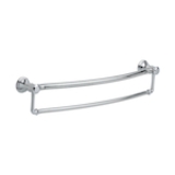 DELTA® 41319 Traditional Towel Bar with Assist Bar, Decor Assist™, 24 in L Bar, 4-3/8 in OAD x 5 in OAH, Stainless, Chrome