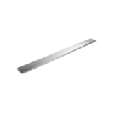 Kohler® 9333-SH Groove® Drain Cover, 55-3/4 in L x 5-1/2 in W, Aluminum, Bright Silver