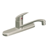 CFG CA40512SL Cornerstone™ Kitchen Faucet, 1.5 gpm Flow Rate, Stainless, 1 Handle