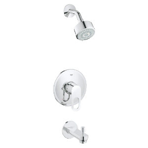 GROHE 26017000 Tub and Shower Valve Trim, 1.75 gpm Shower, Polished Chrome