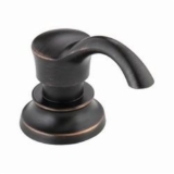 DELTA® RP71543RB Cassidy® Soap/Lotion Dispenser, Venetian Bronze, 13 oz Capacity, Deck Mount, Brass