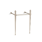 Kohler® 30009-BV Memoirs® Classic Console Table Leg, 20-11/16 in W x 18 in D Leg, Wall Mount, Solid Brass, Vibrant® Brushed Bronze