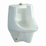 Zurn® Z5730 Siphon Jet Urinal, 0.5/1 gpf, Top Spud, Wall Mount