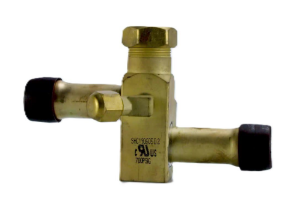 ALLIED™ 17W83 100432-09 Service Valve, 3/4 in Nominal, 45 Degrees
