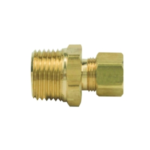 BrassCraft® 68-6-8X Male Reducing Adapter, 3/8 x 1/2 in, Compression x MNPT, Brass