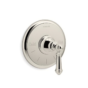Kohler® T72769-4-SN Artifacts® Mastershower® Temperature Control Valve Trim With Lever Handle, Vibrant Polished Nickel