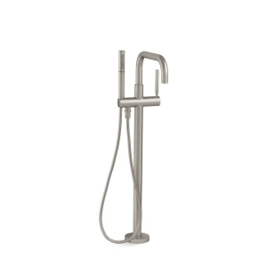 Kohler® T97328-4-BN Purist® Floor Mount Bath Filler Trim, 1.75 gpm Flow Rate, Vibrant® Brushed Nickel, 1 Handle