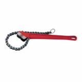 RIDGID® 31315 Heavy Duty Chain Wrench, 2 to 5 in Pipe, 14 in OAL, Alloy Steel Double End Jaw, Alloy Steel Handle