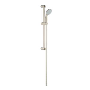 GROHE 26077EN0 New Tempesta® 100 Shower Rail Set, 3-15/16 in Dia, 2 gpm Flow Rate, 69 in L Hose, G-1/2 Connection, Brushed Nickel