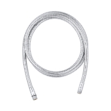 GROHE 28146000 Shower Hose, 9/16 in, 79 in L, Metal, StarLight® Polished Chrome