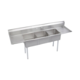 Elkay® S3C18X18-2-18X 300 Dependabilt Service Sink, Rectangle Shape, 2 Faucet Holes, 23.8 in W x 90 in D x 43.8 in H, Freestanding Mounting