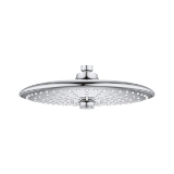 GROHE 26457000 Shower Head, 2.5 gpm, 3 Sprays, 10-1/4 in Dia Head, StarLight® Polished Chrome
