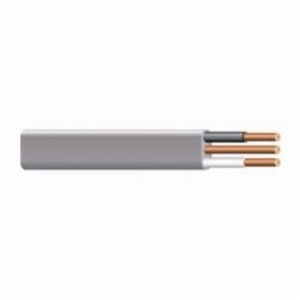 Southwire® 13055955 Type UF-B Underground Feeder and Branch Circuit Cable, Coil Packaging, 600 VAC, (2) 12 AWG Solid Copper Conductor, 250 ft L, Gray