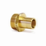 Uponor A4143210 Manifold Adapter, R32 x 3/4 in, Compression, 125 psi, Brass