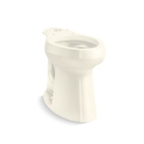 Kohler® 22661-96 Highline® Tall Height Toilet Bowl, Biscuit, Elongated Shape, 12 in Rough-In