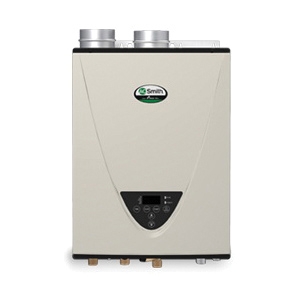 AO Smith® ProLine® XE 100281163 ATI-540P-P Tankless Water Heater With Integrated Recirculation Pump, Liquid Propane Fuel, 199000 Btu/hr Heating, Indoor, Condensing, 10 gpm, Direct/Power Vent, 3 or 4 in Vent, 0.93, Residential