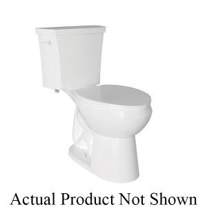 NIAGARA SABRE™ C22.111.01 Regular Height Single-Flush 2-Piece Toilet, Elongated Bowl, 15-1/2 in H Rim, 10 in Rough-In, 1.1 gpf, White