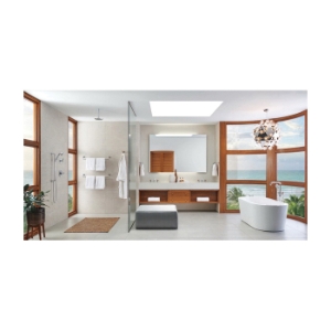 Brizo® 85735-SL Litze® Hand Shower 22-1/2 in L Slide Bar, 3-1/5 in Dia Shower Head, 1.75 gpm Flow Rate, 60 to 82 in L Hose, NPT/NPSM Connection, Luxe Steel