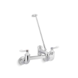 Kohler® 837T60-4A-CP Triton® Bowe® Service Sink Faucet, Commercial, 13.5 gpm Flow Rate, 8 in Center, Polished Chrome