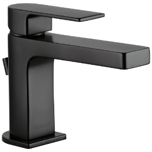Peerless® P1519LF-BL Xander™ Lavatory Faucet, Commercial/Residential, 1 gpm Flow Rate, 3-9/16 in H Spout, 1 Handle, Pop-Up Drain, 1/3 Faucet Holes, Matte Black, Function: Traditional