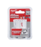 Milwaukee® HOLE DOZER™ 49-56-0712 Hole Saw, 1-3/8 in Dia, 1.62 in D Cutting, Carbide Cutting Edge, 7/16 in Arbor