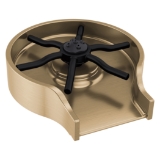 DELTA® GR250-CZ Glass Rinser, 2-1/2 in THK Max Deck, 2-1/2 in L Spout, 1-1/8 in H Spout, 1.2 gpm at 60 psi, Metal, Champagne Bronze