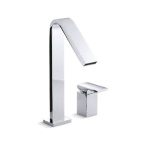 Kohler® 14675-4-CP Loure® High Flow Bath Tub Faucet, 15 gpm Flow Rate, Polished Chrome, 1 Handle, Function: Traditional