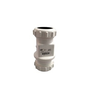 NDS® 1400-15 41CV Sump Pump Check Valve, 1-1/4 to 1-1/2 in, IPS Compression, PVC Body, EPDM/Buna-N Softgoods