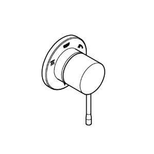 GROHE 29203GN1 Diverter Trim, Brushed Cool Sunrise