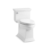 Memoirs® Comfort Height® 1-Piece Toilet, Compact Elongated Front Bowl, 16-1/2 in H Rim, 1.28 gpf, White