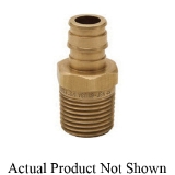 1-Piece Straight Adapter, 3/4 in, MNPT x F1960 PEX Grip™, Brass, Domestic
