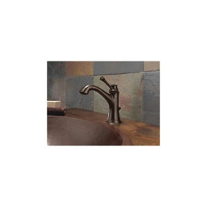 Brizo® 65005LF-RB Baliza® Lavatory Faucet, Commercial, 1.5 gpm Flow Rate, 4-5/16 in H Spout, 1 Handle, Pop-Up Drain, 1 Faucet Hole, Venetian Bronze, Function: Traditional