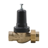 WATTS® 0125561 LFRC105 Pressure Reducing Valve, 3/4 in Nominal, NPT Inlet x FNPT Union Outlet End Style, 25 to 75 psi Pressure, Copper Silicon Alloy Body