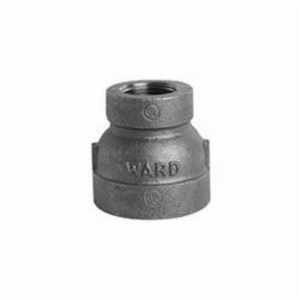 Ward Mfg 2X1B.BMC Pipe Reducing Coupling, 2 x 1-1/4 in Nominal, FNPT End Style, 150 lb, Malleable Iron, Black