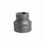 Ward Mfg 2X1B.BMC Pipe Reducing Coupling, 2 x 1-1/4 in Nominal, FNPT End Style, 150 lb, Malleable Iron, Black