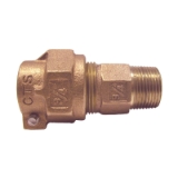 LEGEND 313-204NL T-4300NL Pack Joint Coupling, 3/4 in Nominal, Pack Joint (CTS) x MNPT End Style, Bronze
