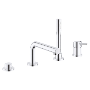 GROHE 19576002 Ohm Bathtub Faucet, Concetto™, 1.75 gpm Flow Rate, StarLight® Polished Chrome, 1 Handle, Function: Traditional