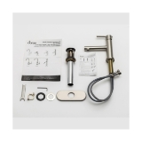 Gerber® D224158BN Parma® Lavatory Faucet, 1.2 gpm Flow Rate, 3-1/4 in H Spout, 1 Handle, Touch-Down Drain, Brushed Nickel
