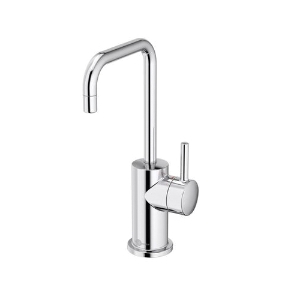 Insinkerator® 45395-ISE 3020 Showroom Instant Modern Style Hot Only Water Dispenser Faucet, 360 deg Swivel Spout, Polished Chrome