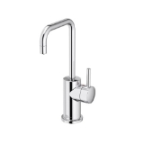 Insinkerator® 45395-ISE 3020 Showroom Instant Modern Style Hot Only Water Dispenser Faucet, 360 deg Swivel Spout, Polished Chrome