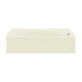 Sterling® 71041120-96 Bathtub, Performa™, Soaking Hydrotherapy, Rectangle Shape, 60-1/4 in L x 30-1/4 in W, Right Drain, Biscuit