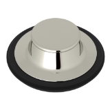 Shaws 744PN Cross Collection Disposal Stopper, Brass, Polished Nickel