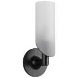 Brizo® 697075-BL Odin® Transitional Single Sconce Light, Matte Black Housing, 1 Lamp