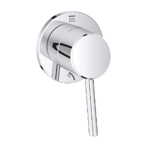 GROHE 29108001 2-Way Diverter Trim, StarLight® Polished Chrome
