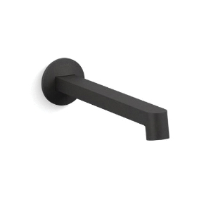 Kohler® T23889-BL Components® Stationary Wall Mount Bathroom Sink Spout, Matte Black