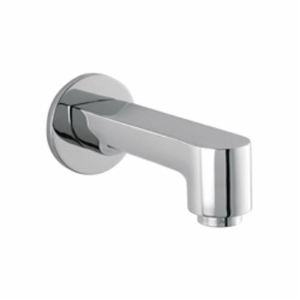 Hansgrohe 14413001 S Tub Spout, 5-7/8 in L x 1-3/8 in H, 3/4 in MNPT x 1/2 in FNPT Connection, Brass, Polished Chrome