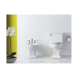 Kohler® 4886-0 Bidet Toilet, Memoirs®, Elongated Bowl, 15 in H Rim, 15 in Rough-In, White