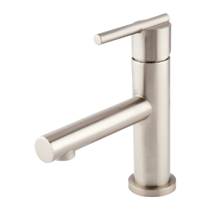 Gerber® D224158BN Parma® Lavatory Faucet, 1.2 gpm Flow Rate, 3-1/4 in H Spout, 1 Handle, Touch-Down Drain, Brushed Nickel